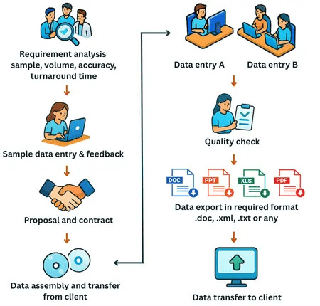 Data Entry Process Flow